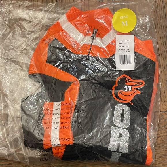 Baltimore Orioles G-III 4Her by Carl Banks Women's On Deck Full-Zip Track Jacket - Picture 5 of 5